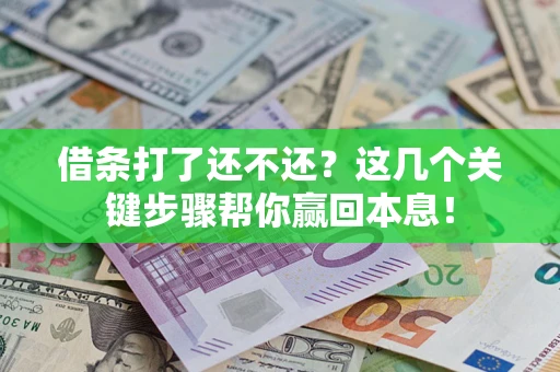 济南借条打了还不还？这几个关键步骤帮你赢回本息！