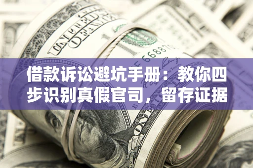 济南借款诉讼避坑手册：教你四步识别真假官司，留存证据不踩雷