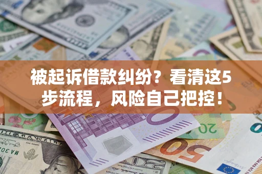 济南被起诉借款纠纷？看清这5步流程，风险自己把控！